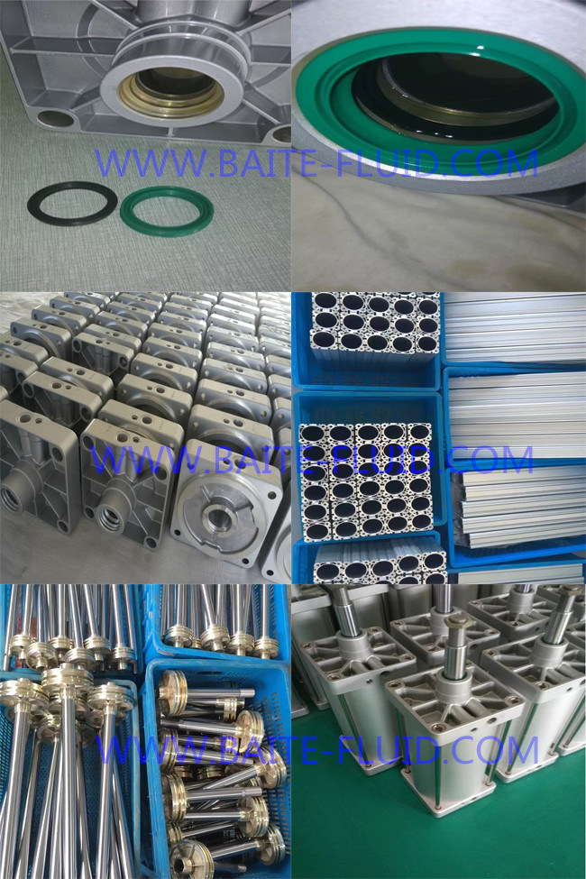 Aluminum Alloy Standard Pneumatic Air Cylinder Pneumatic Components