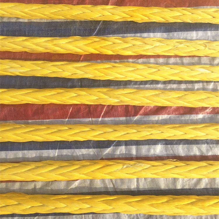 12 Strand Hollow Braid 52mm UHMWPE Synthetic Winch Marine Rope