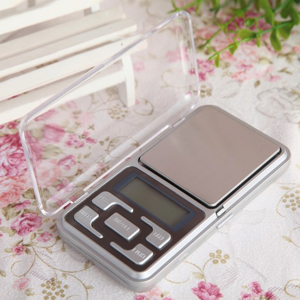 Digital Pocket Scale Portable LCD Electronic Jewelry Scale Gold Diamond Herb Balance Weight Weighting Scale 100g/200g/300g/500g