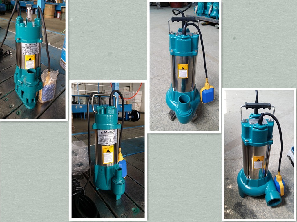 V Series Sewage / Dirty Water Submersible Water Pump (VD750F/VD1300F/VD1500F)