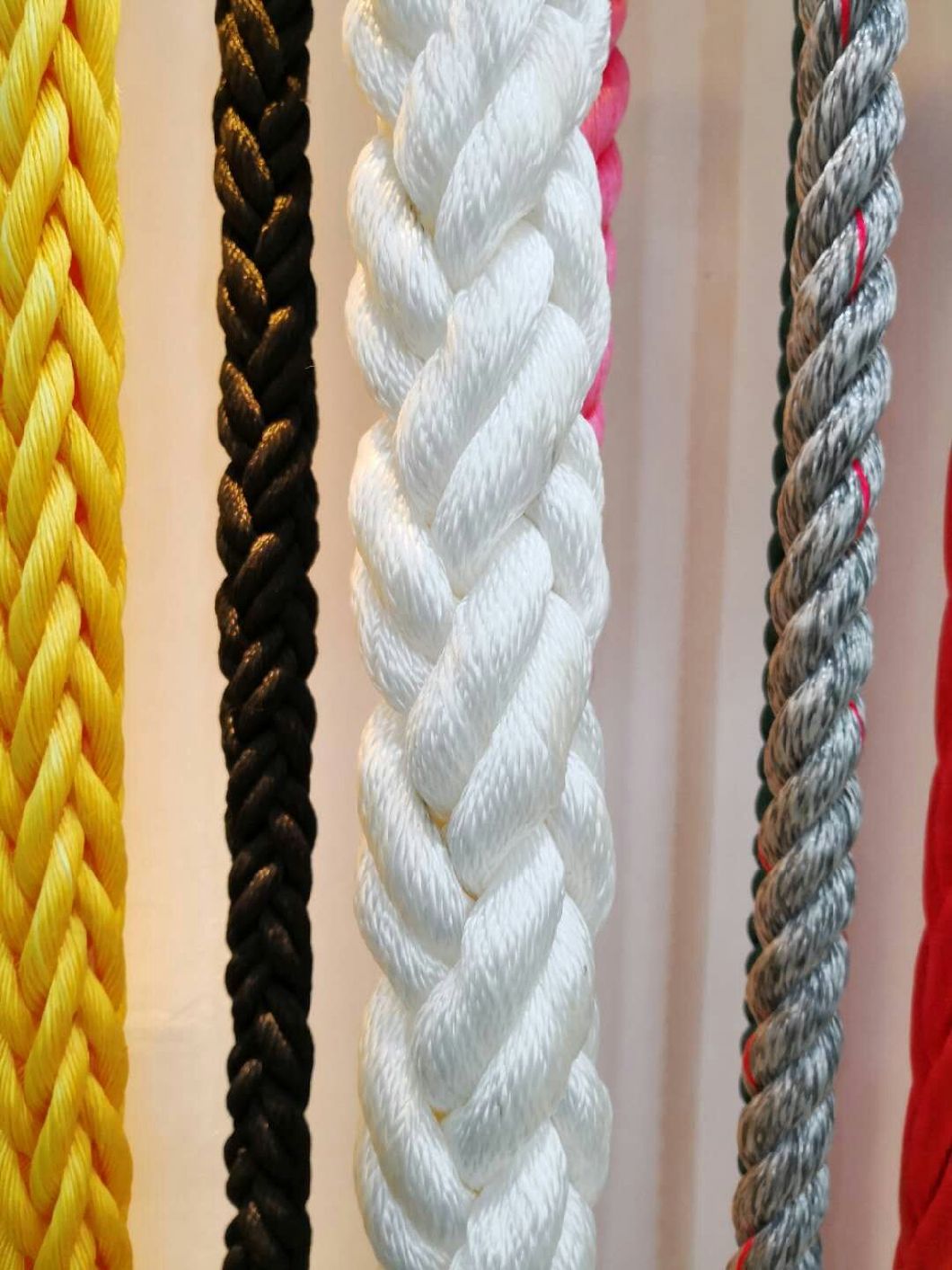 8 Strand PP Braided Rope with Yellow&Bule Color