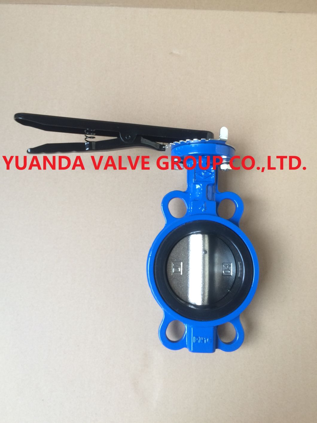 DIN Wafer Cast Iron Resilient Seated Butterfly Valve with Pn16