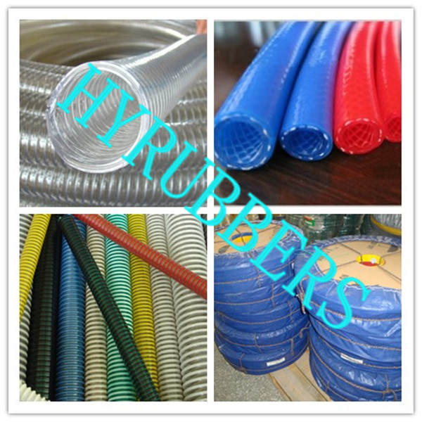 Flexible PVC Spray Braided Hose, PVC Spiral Hose, PVC Suction Hose