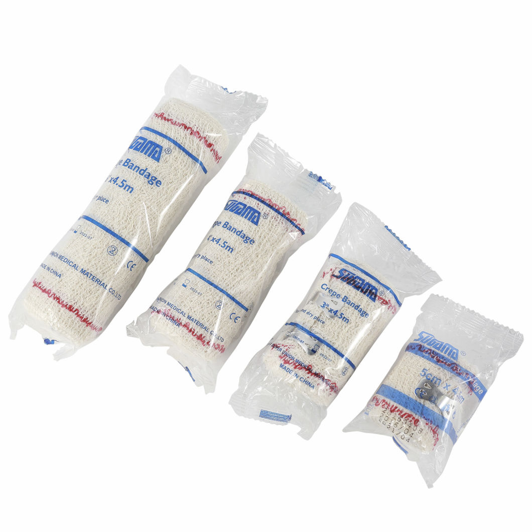 Sugama Cotton Crepe Bandage, Medical Elastic Crepe Bandage