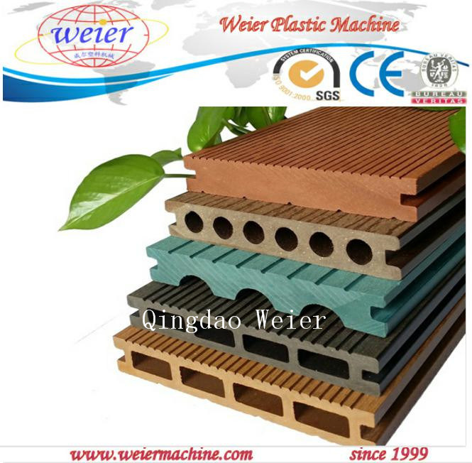 Wood Plastic Recycled WPC Profile Production Line (SJ-65/132 SJ-51/105 SJ-80/156)