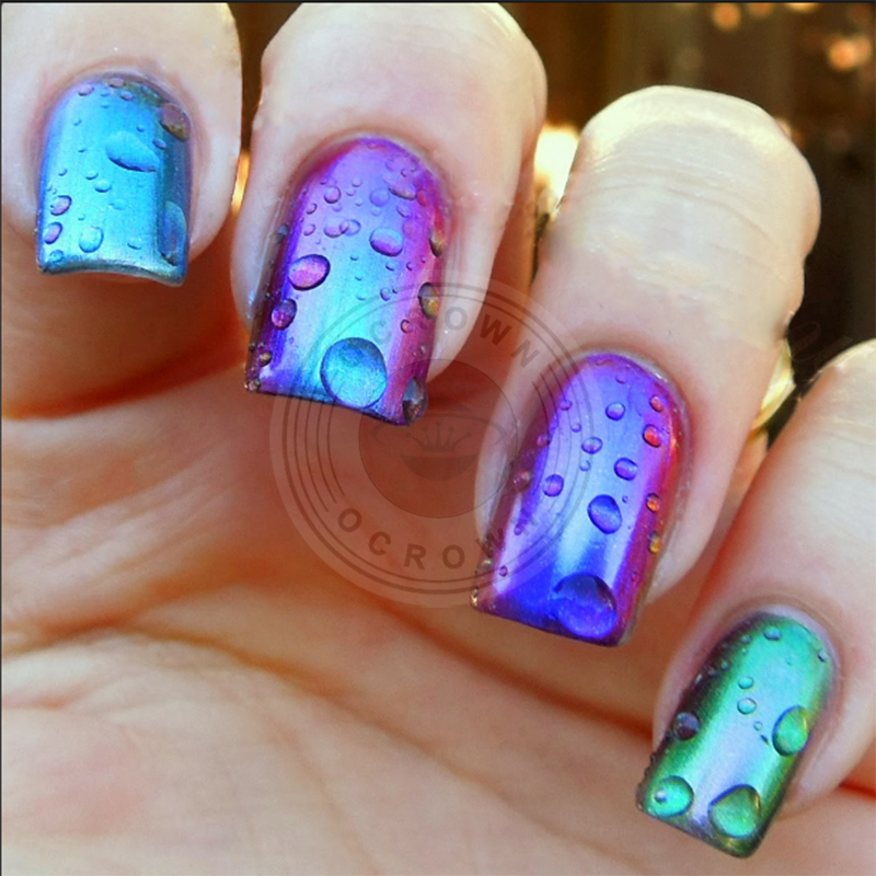 Unicorn Neon Mermaid Chameleon Nail Polish Chrome Mirror Pigment