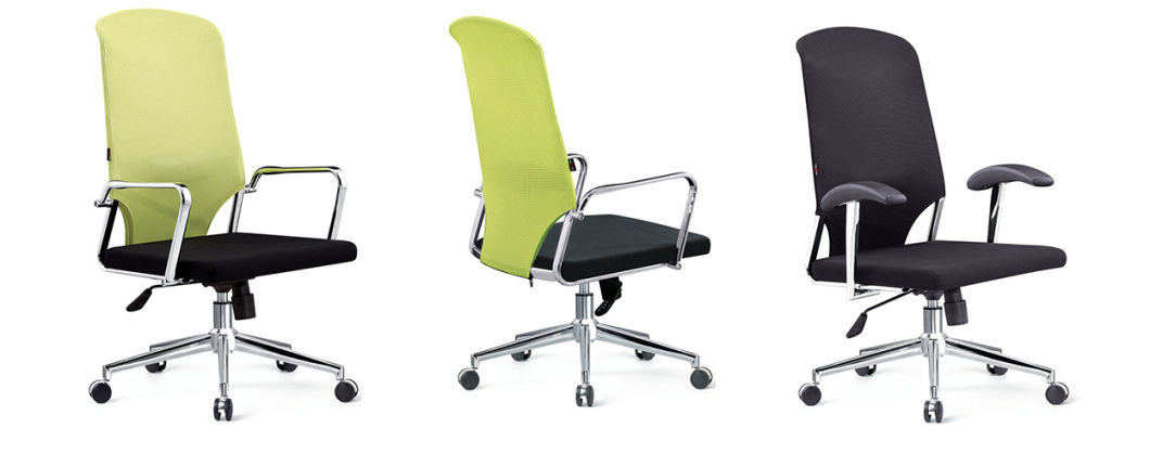 Ergonomic Office Swivel Mesh CEO Chair with Adjustable Backrest