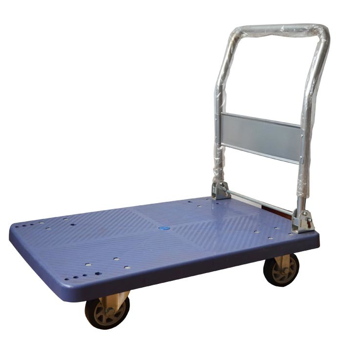 Plastic Platform Hand Cart with Four Wheel pH300