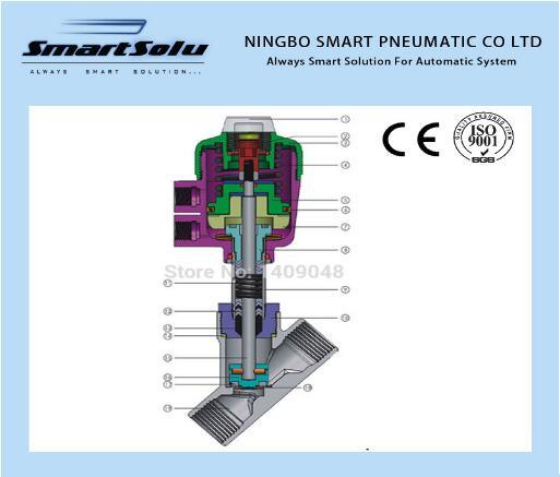 Smart Tpc Series Plastic Atuator Angle Flow Control Valve