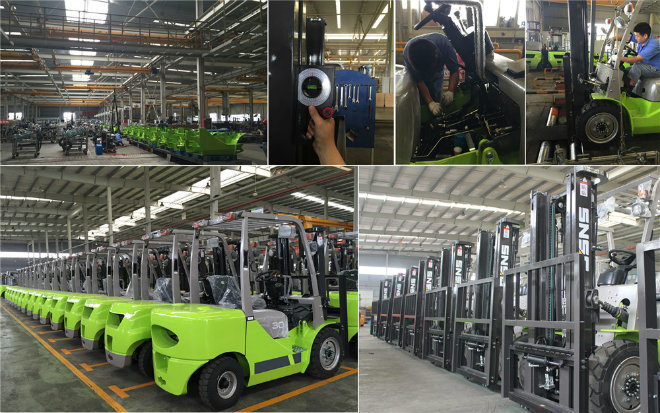 China Japan Isuzu Engine Diesel Forklift 3.5t