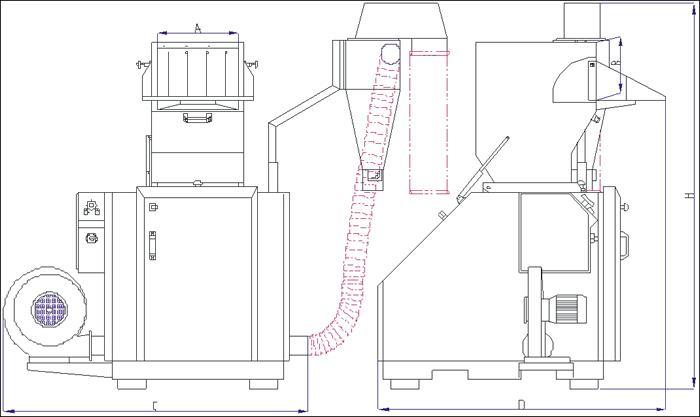 Soundproof Centralized Granulator/Quiet Plastic Granulators (use high density soundproofing material) Film/Pipe/Bag/Sheet/Profile Granulator/Crusher