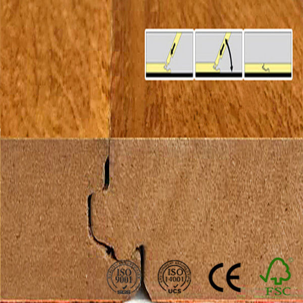 12mm Light Wood Laminate Flooring Rubber