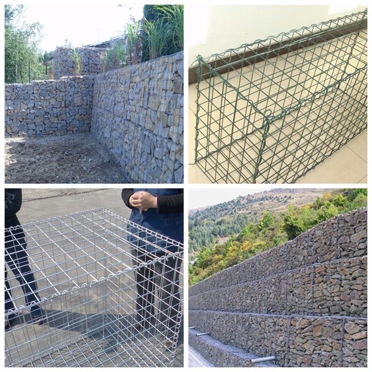 80*100mm PVC Coated Gabion Mattress/Gabion Box for Stone Cage