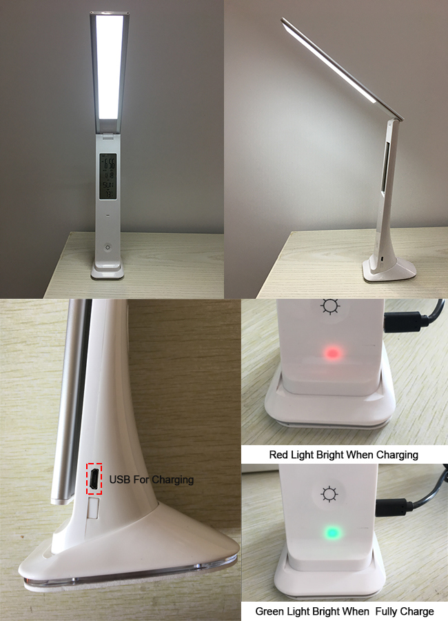 Foldable LED Desk Lamp, Multifunctional Light for Desk