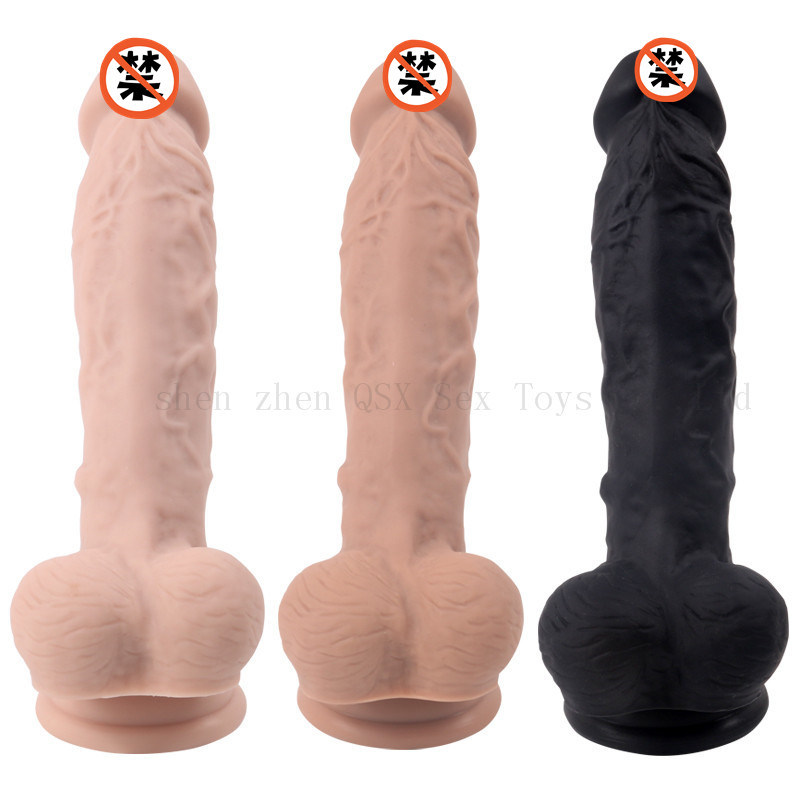 Female Muasturbator Realistic Silicone Dildo Sex Toy for Women 805