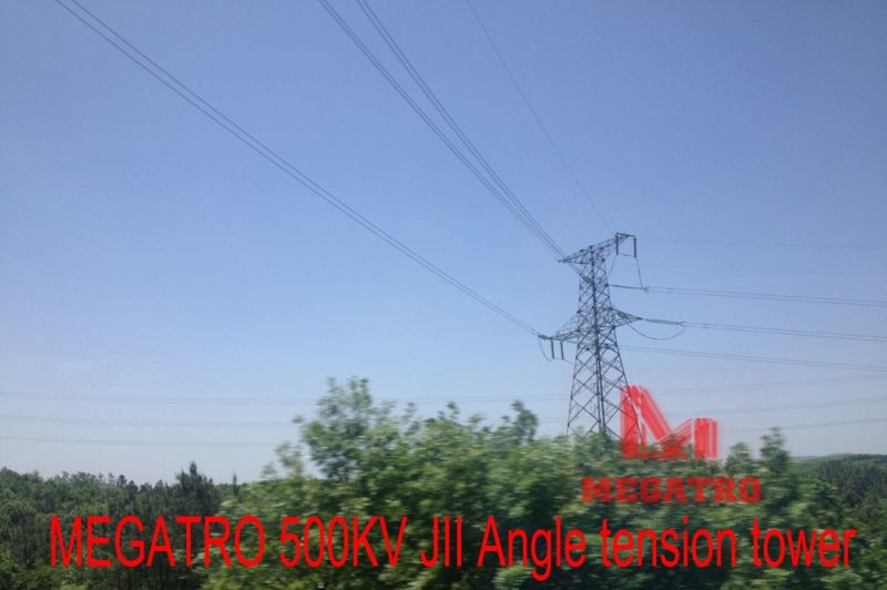 Megatro 500kv Transmission Line Jii GaN Type Angle Tension Tower