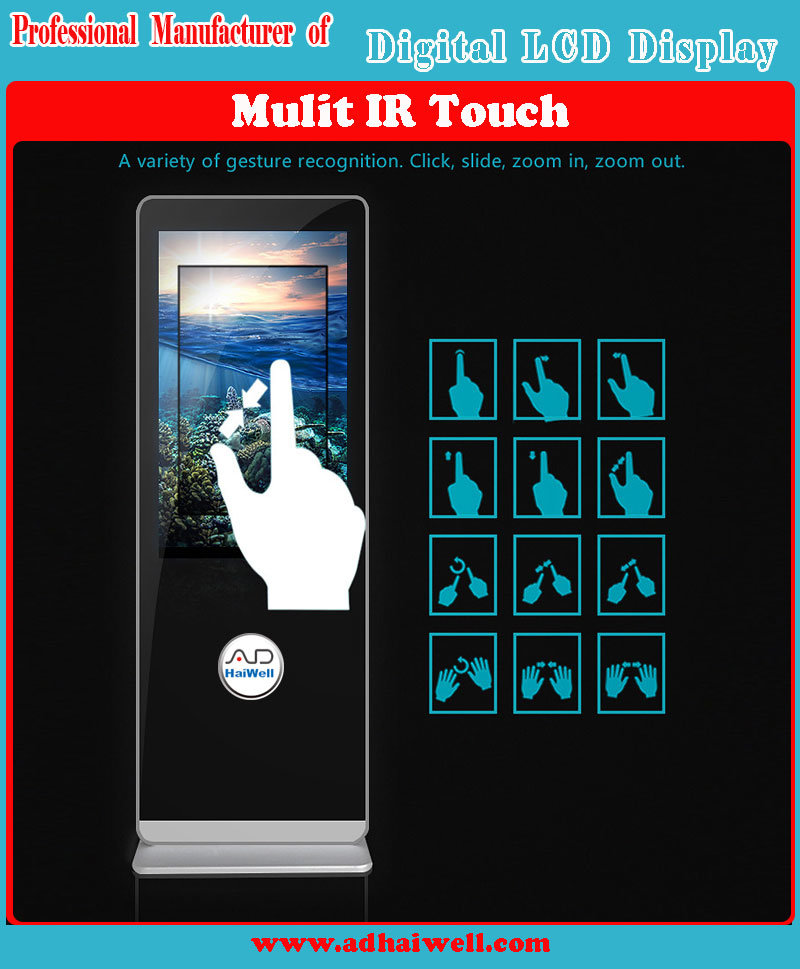 Digital Signage LCD Panel Displays LCD Screen Ads Players Android Touching Digital LCD Display
