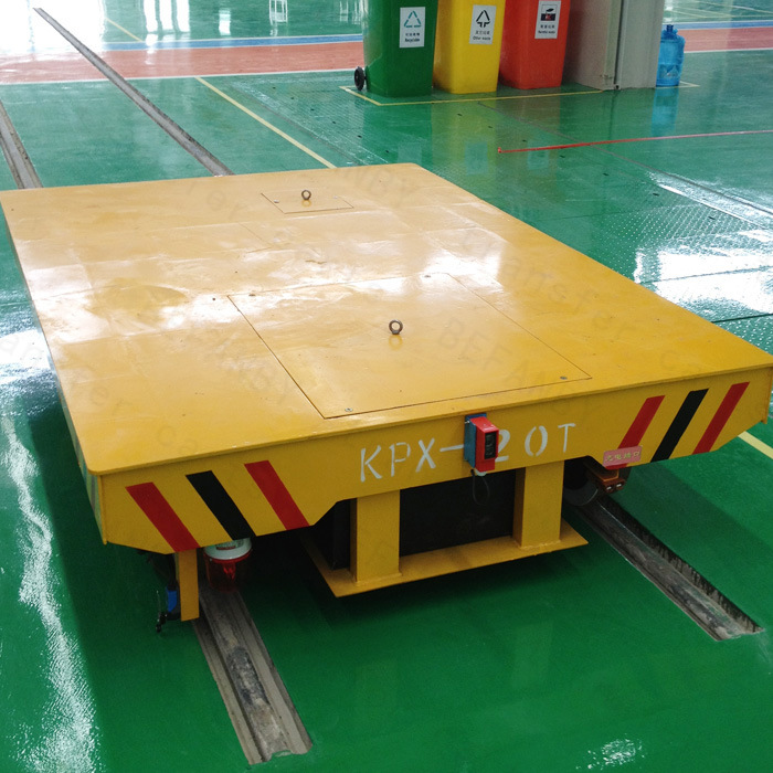 Nonferrous Metals Plant Outdoor Motorized Transport Trolley for Transfer Cargo