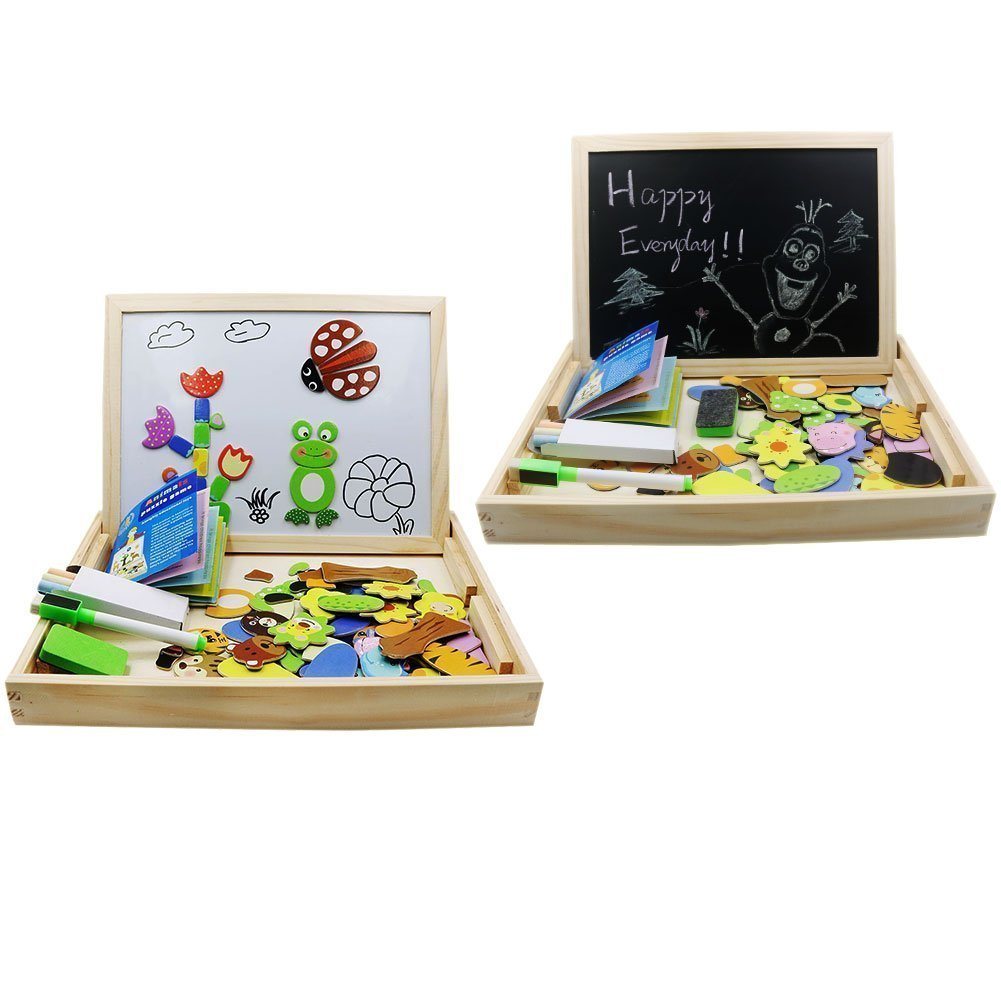 Double Side Education Learning Toys Wooden Puzzle for Children