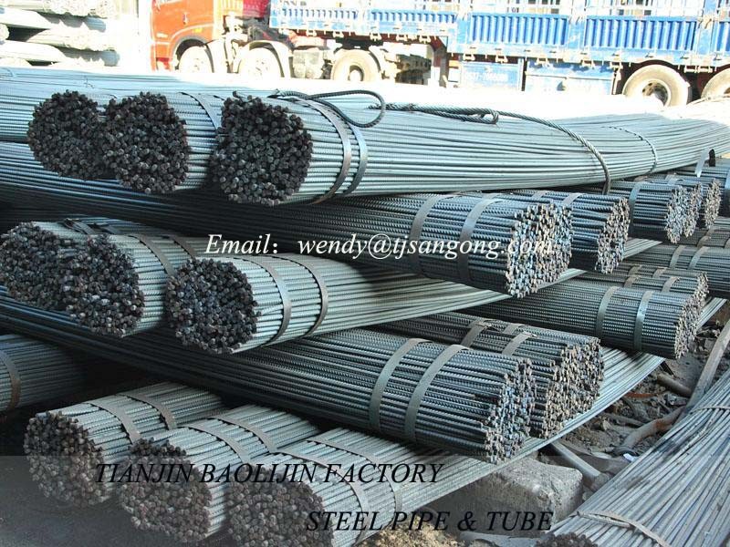 ASTM A615 Grade 40/60 Hot Rolled Ribbed Bar Deformed Steel Bar