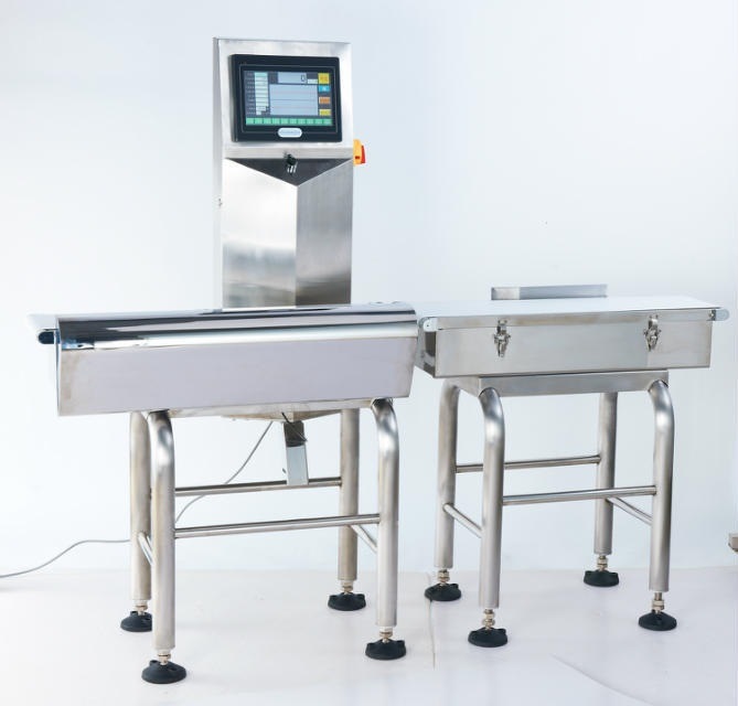 Online Sorting Machine High Precise FDA Standard Conveyor Belt Check Weigher