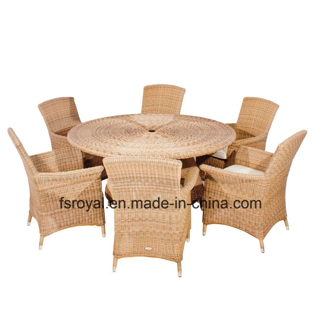 Outdoor Garden/Patio Furniture Dining Table and 6 Chairs Dining Set