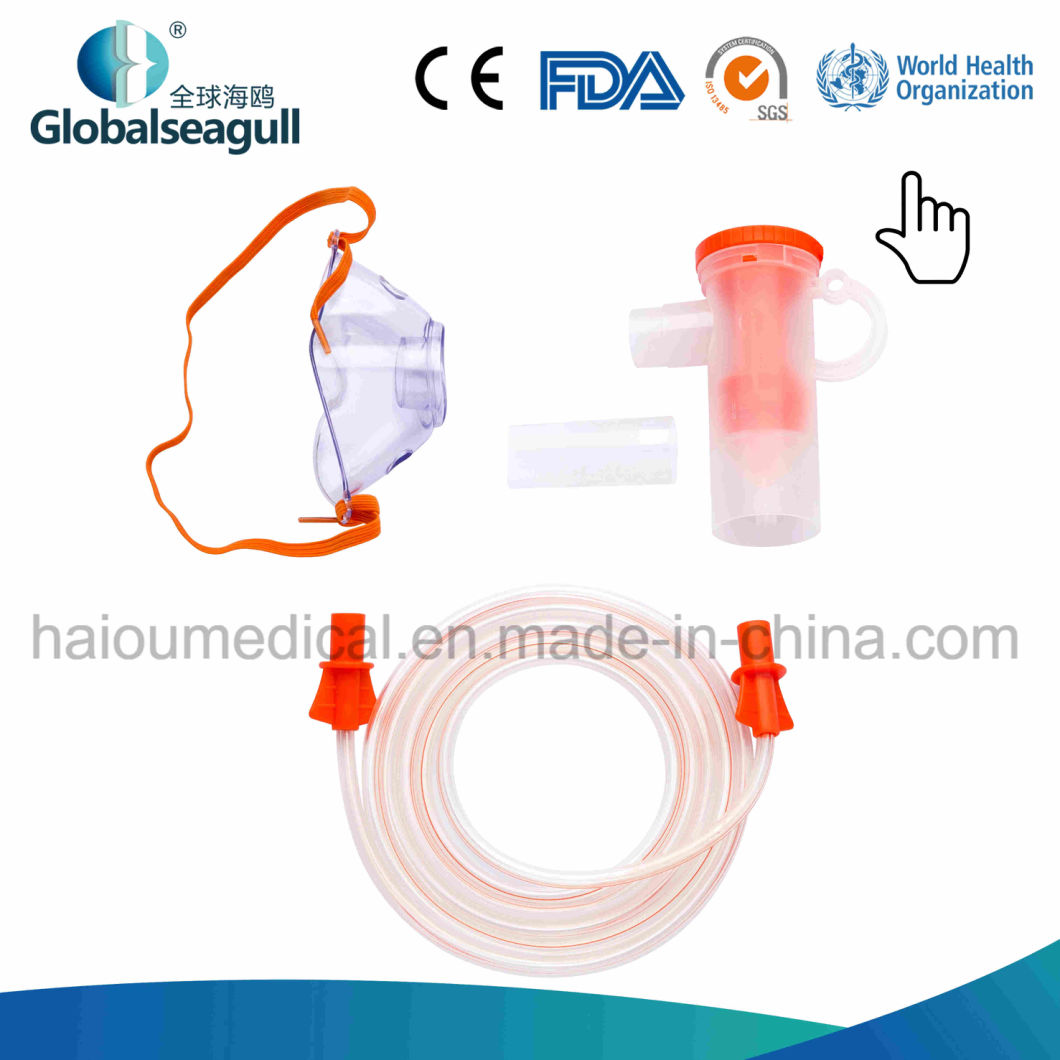 2019 Hot Sell Ce ISO Disposable Medical Supply Adult and Children Nebulizer Kit with Mask