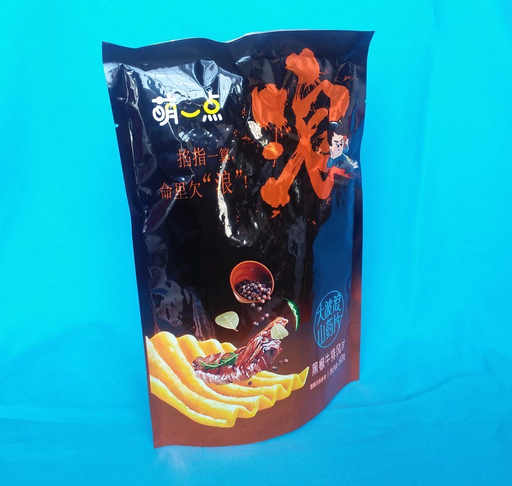 Moisture Proof Customized Back Sealed Plastic Potato Chip Packaging Bag