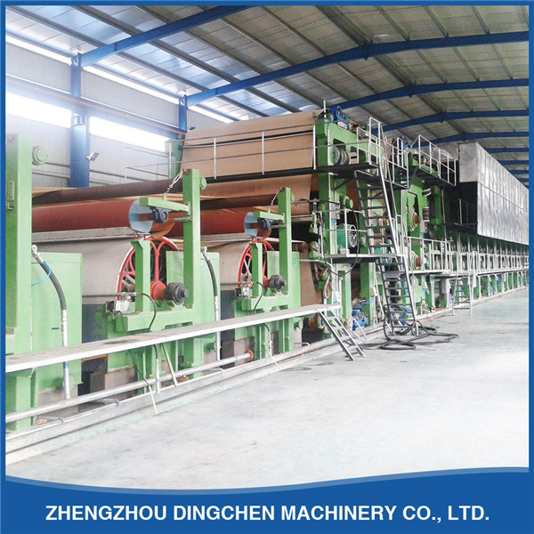 DC-1880mm Cylinder Mold Waste Carton Paper Recycling Machine