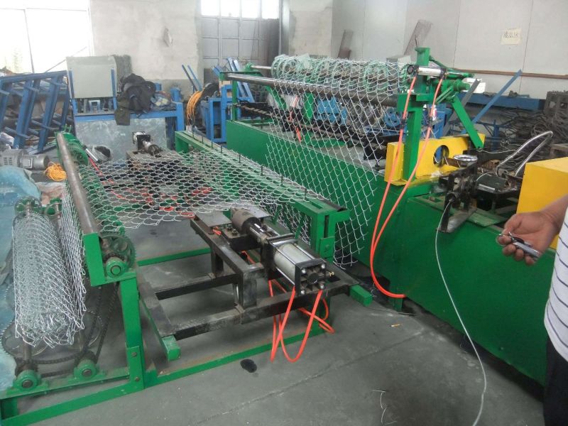 Automatic Diamond Wire Mesh Making Machinery/Chain Link Mesh Machine