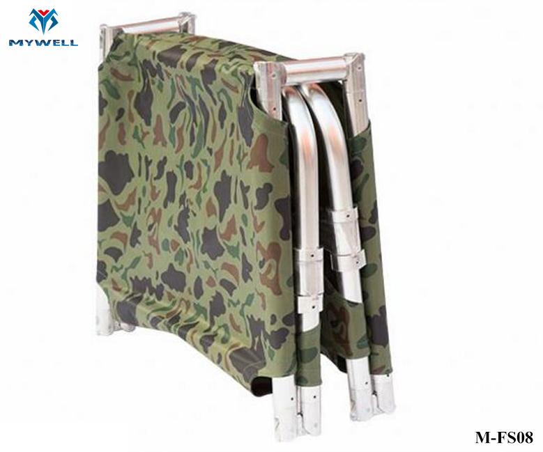 M-Fs08 Portable 4 Folding Aluminum Alloy Foldaway Pole Stretcher