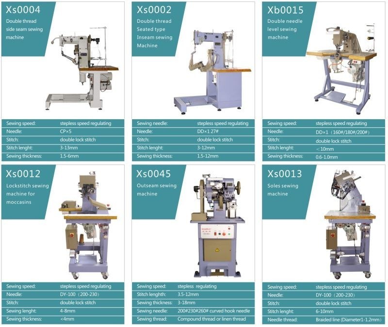 Xs0375 Upper Lockstitch Sewing Machine for Moccasins