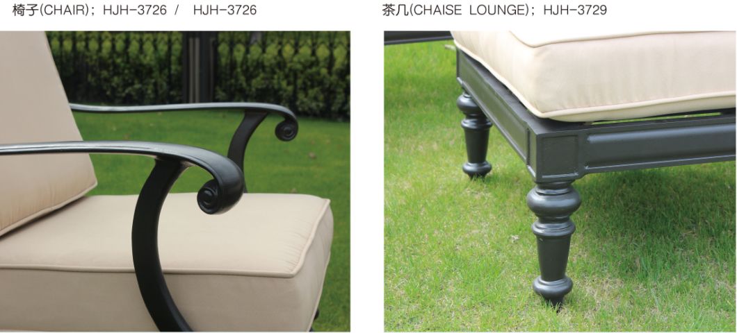 Europe Style Patio Furniture Cast Aluminum Garden Furniture