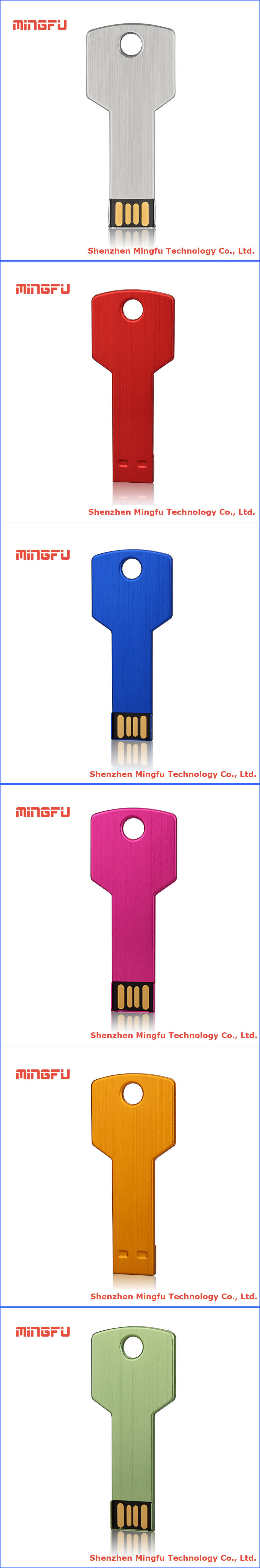 Top Selling Key Shape USB Flash Drive 16GB Memory Stick