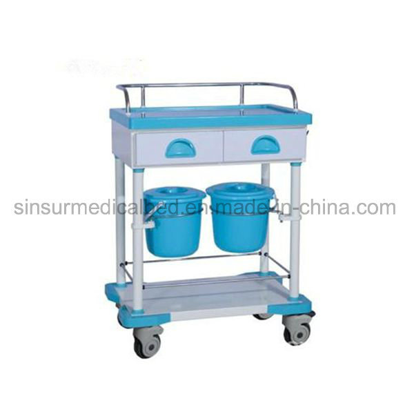 Hospital Equipment High Quality ABS Multi Use Medical Treatment Trolley