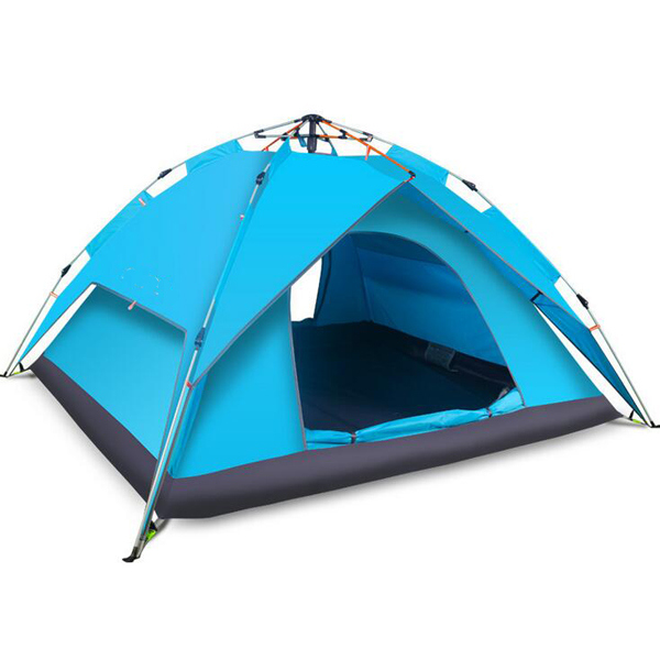 Outdoor Dual-Use Automatic 3-4 People Automatic Camping Tent