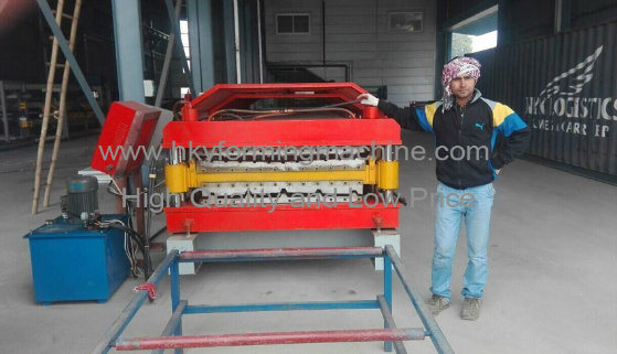 Metal Steel Roof Deck Roll Forming Machine Line