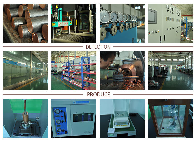Tungsten Copper Alloy Circuit Breaker Contact/Vacuum Contactor/High-Voltage Switch Contact Gis