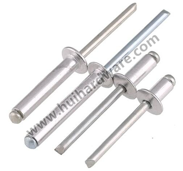 DIN/ANSI Standard Aluminum Open Type Blind Rivets