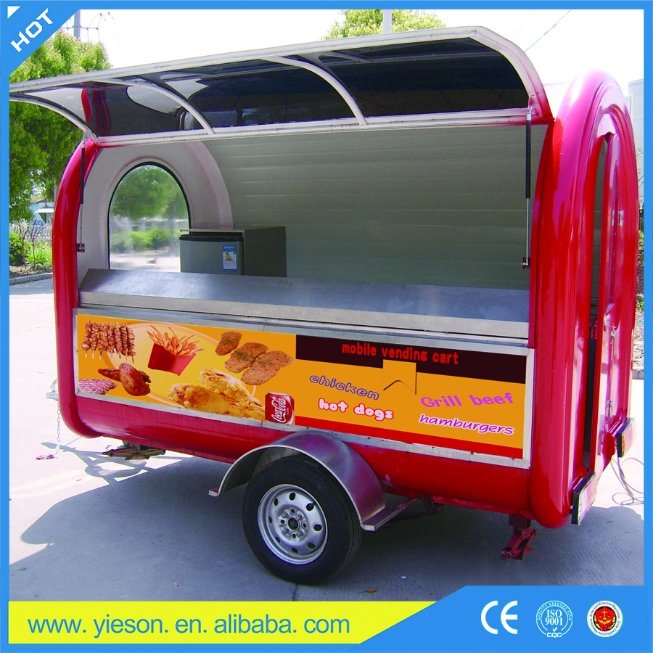 Ys Made in China Mobile Food Cart Trailer Sale