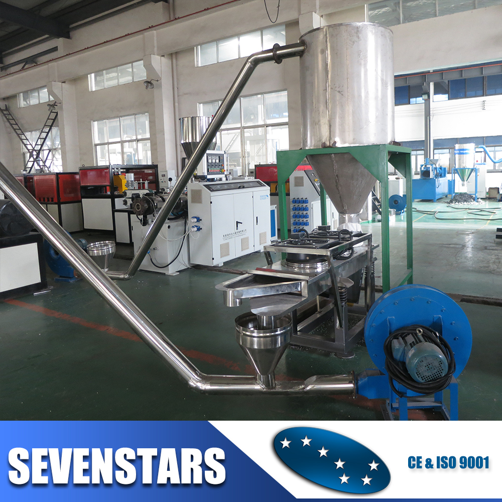 Waste Plastic Granules Making Machine / Soft PVC Powder Granulator Machine