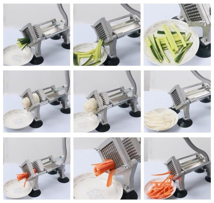 Manual Vegetable Onion Potato Chips French Fries Potato Cube Tomato Cutter