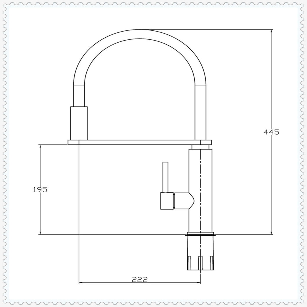 Universal Kitchen Faucet with Silicon Pipe in Different Colors