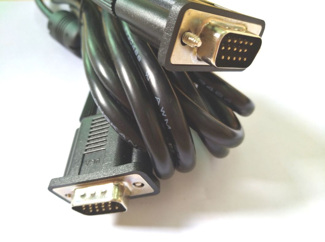 dB15 15 Pin Serial Port Cable Male / Male VGA Cable