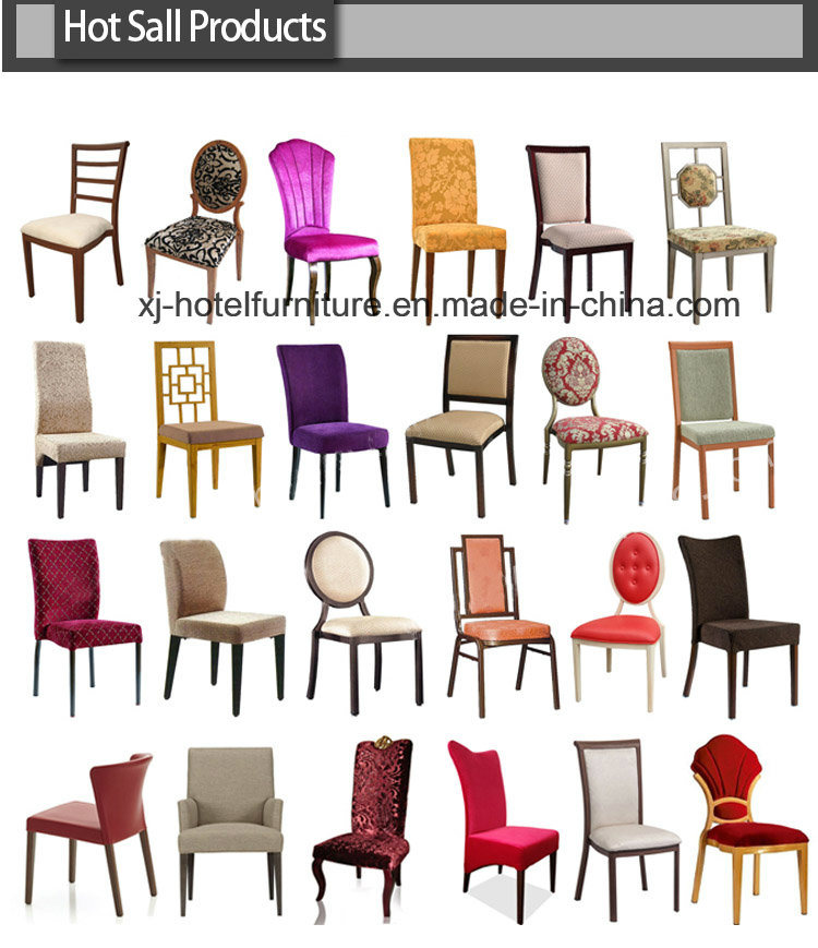 Cheap Steel/Aluminum Imitated Wood Chair for Banquet/Restaurant/Hotel/Wedding