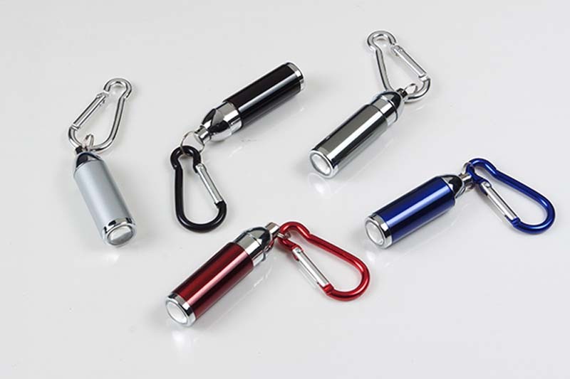 Promotional Flexible Aluminum Keychain LED Mini Flashlight