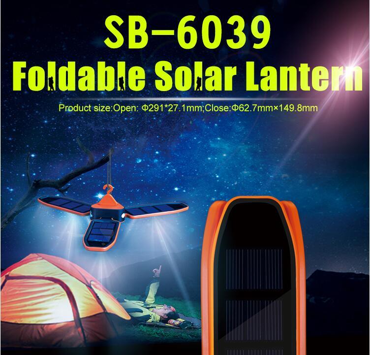 Mini Fashionable Folding Solar LED Table Electric Lantern Lamp