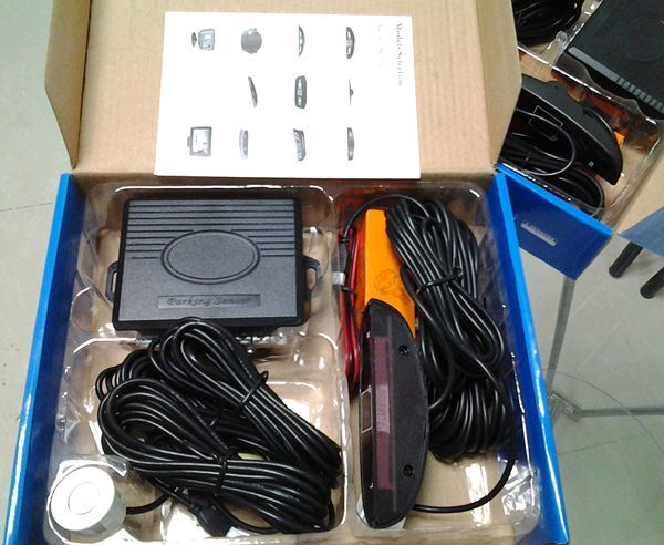 3 Color Car Front& Rear LED Display Parking Sensor System with 4/6/8 Sensors Optional