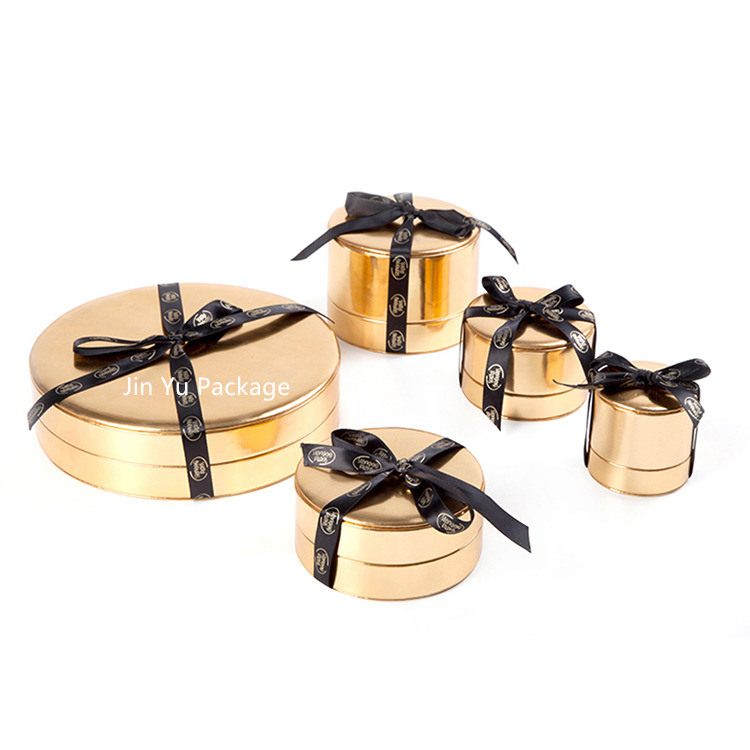 Experience of Gold Leather Handmade Round Gift Jewelry Packaging Boxes