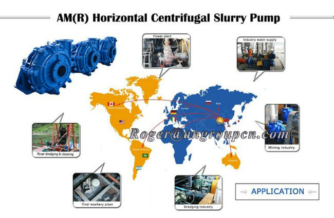 Ah Abrasive Heavy Duty Mining Industrial Horizontal Centrifugal Slurry Pump